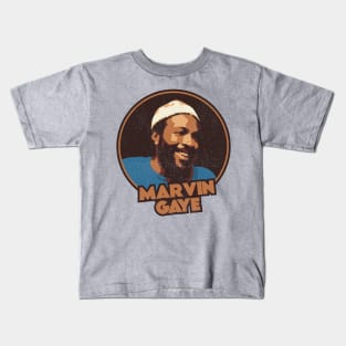 Marvin Gaye // 70s Style Fan Design Kids T-Shirt